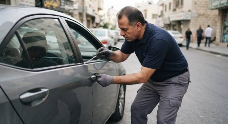 فتح اقفال السيارات المغلقة